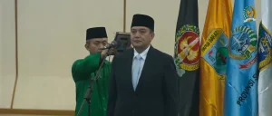 Irjen Mohammad Iqbal saat dilantik sebagai Sekjen DPD RI di Gedung Nusantara IV, 19 Mei 202