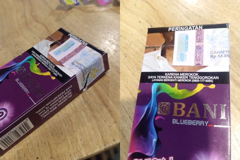 Rokok Bani Blueberry diduga akali cukai dengan pita salah di Sumenep