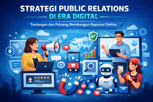 Strategi public relations di era digital dalam membangun reputasi online organisasi