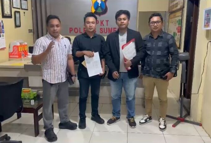 Aktivis lingkungan Sumenep Khairil Anwar melaporkan akun TikTok Bubur Kacangijo ke Polres Sumenep